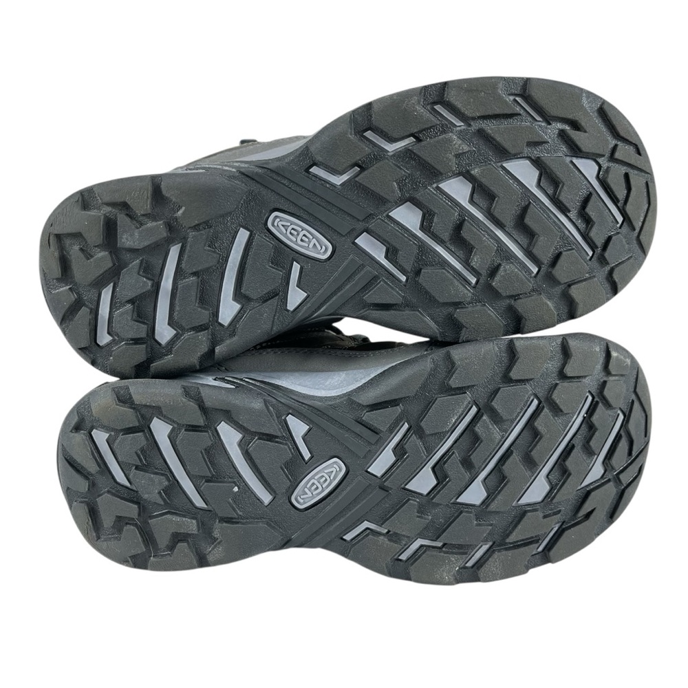 Keen Women’s 6 Gray Teal Waterproof Hiking Boots - Picture 9 of 10